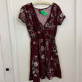 Derek Heart Size M Burgandy Preloved Dress