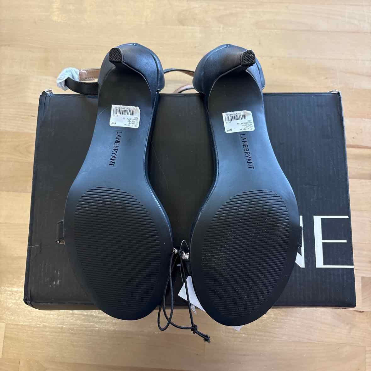 Lane Bryant Size 8W Black New Heels