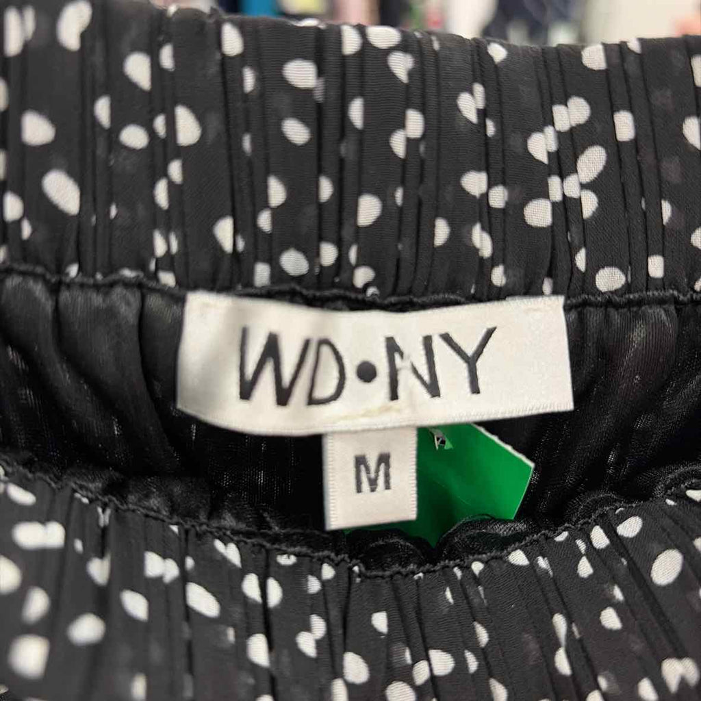 WDNY Size M Black White Preloved Skirt