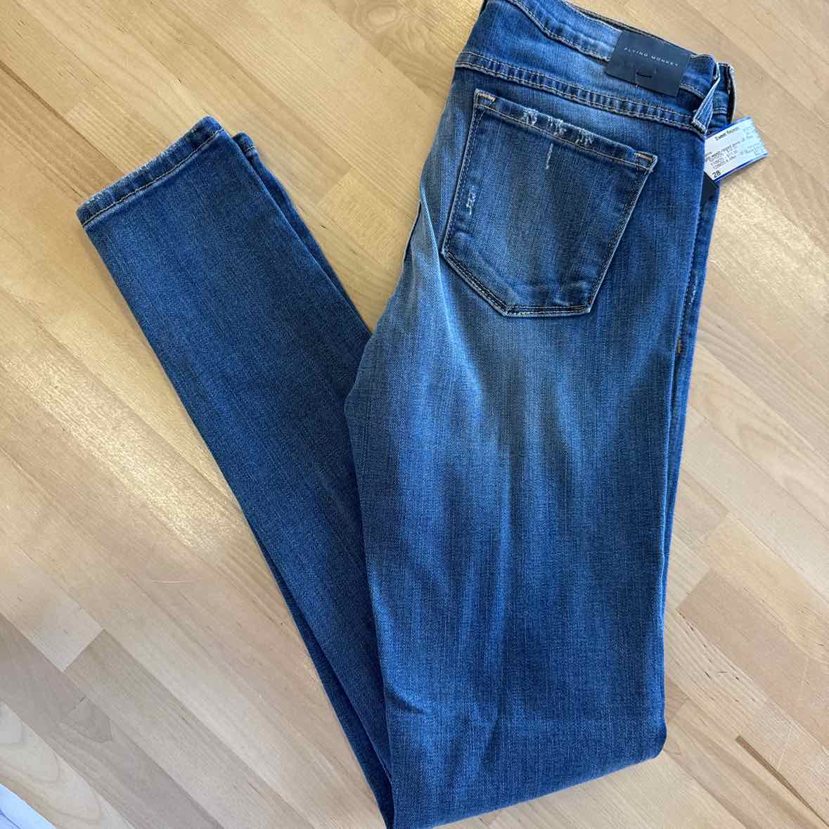 Flying Monkey Size 28 Blue Jeans