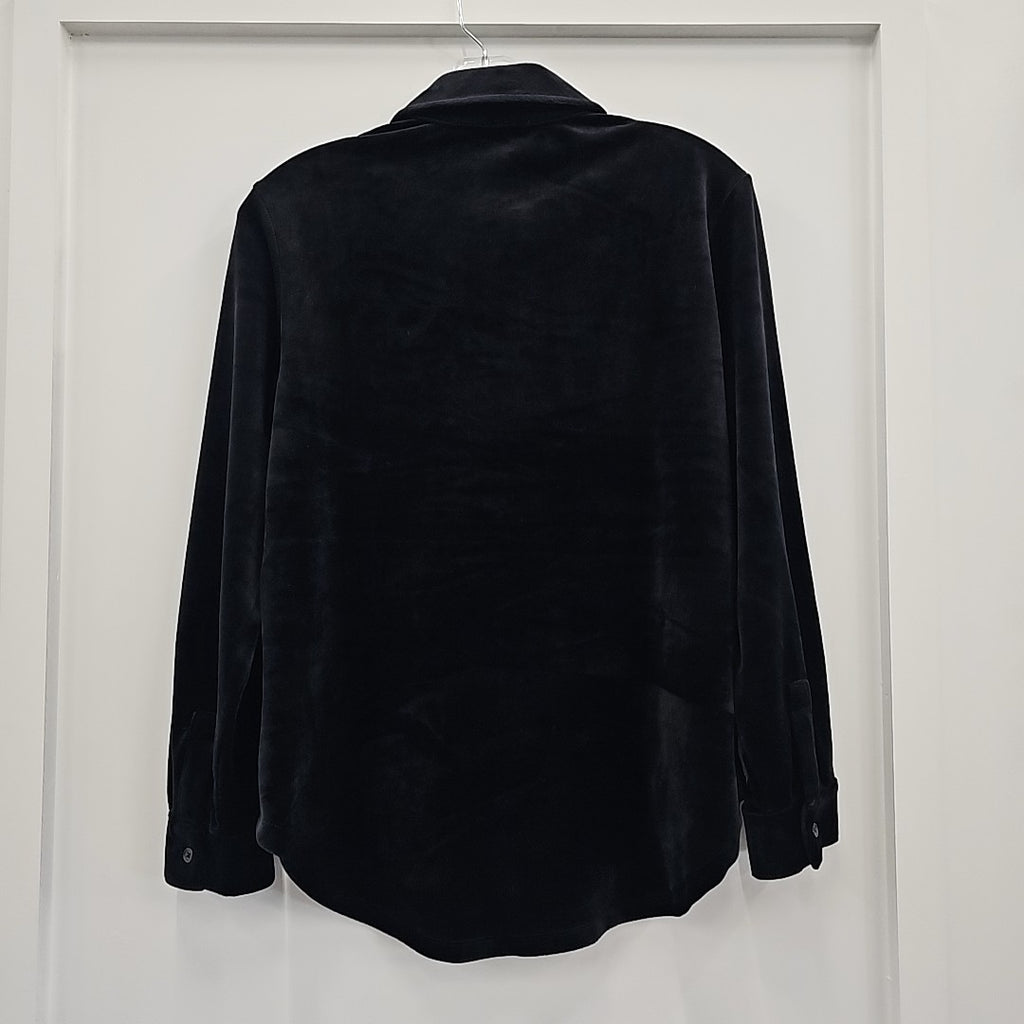 Vince Camuto Size XS Black Button Down Shirt
