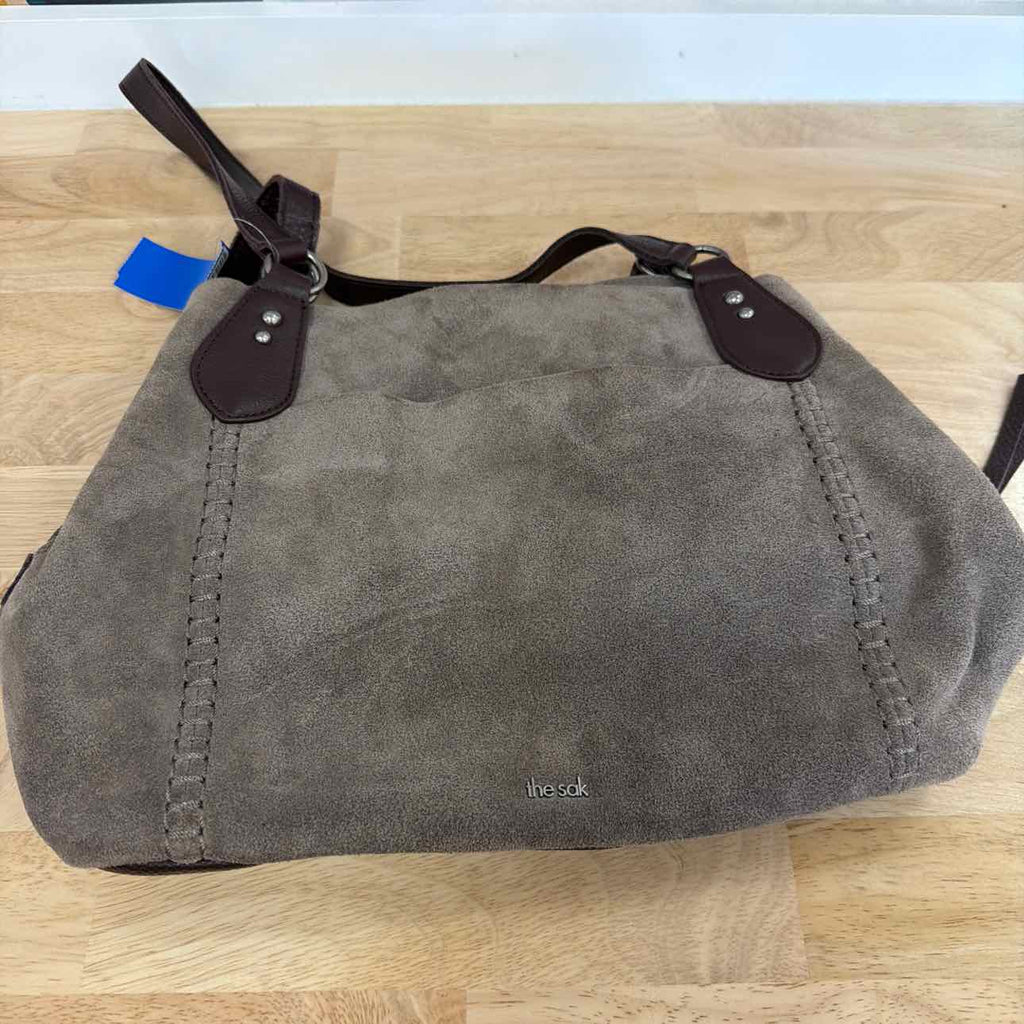 The Sak Brown Leather Preloved Handbag