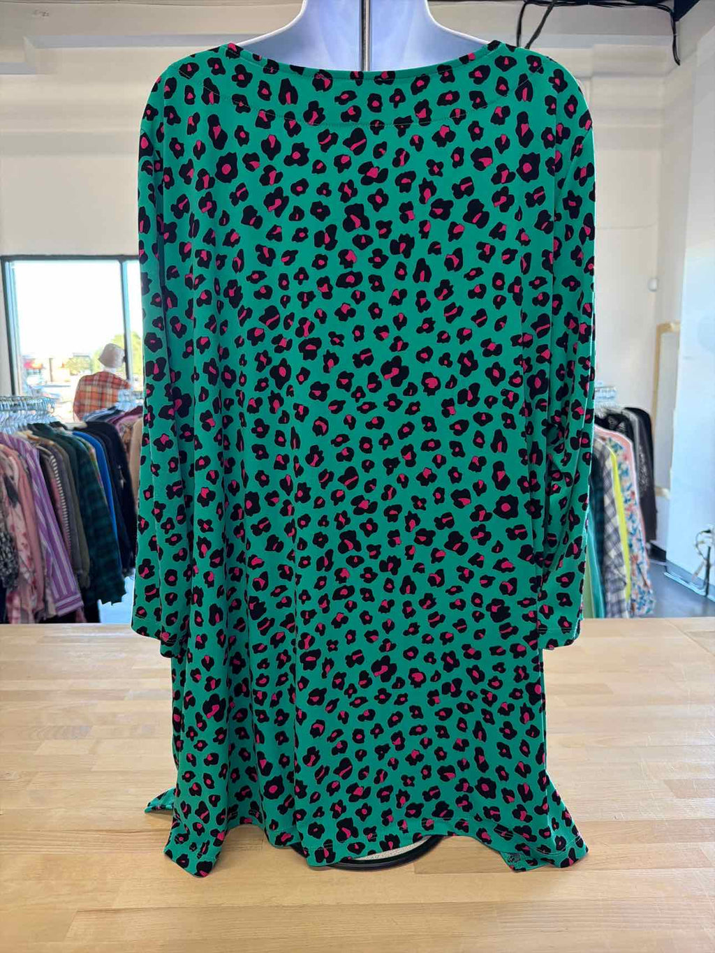 Iman Size 2X Green Blouse