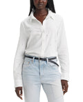Levi's the Classic Cotton Box-Pleat-Back Long-Sleeve Shirt - Scattered