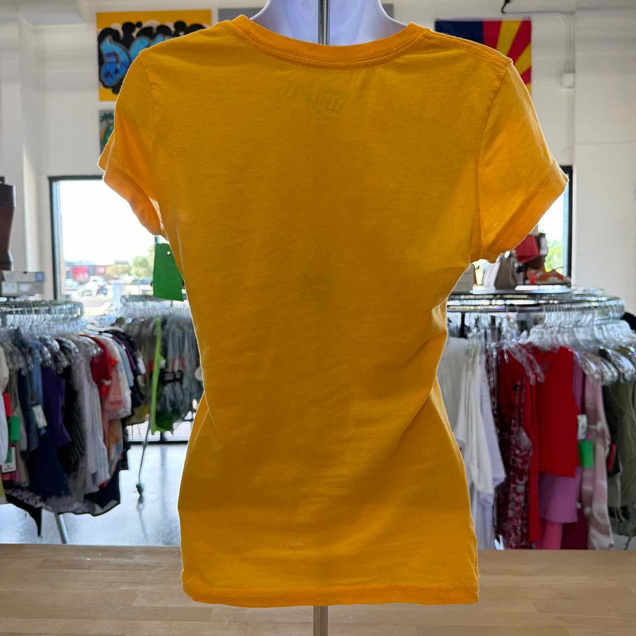 ASU Size M Yellow Preloved T-Shirt SS