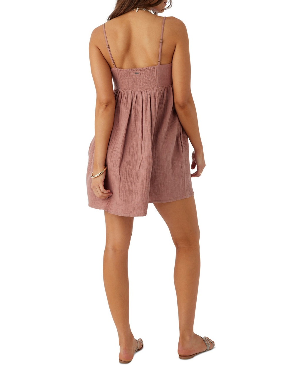 O'Neil Size L Hadia Dress - Burlwood