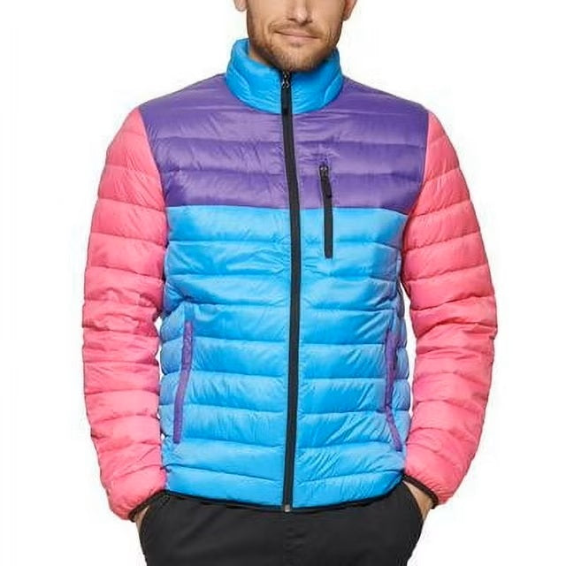 Club room Men's Size S Blue Pink MENS Jacket