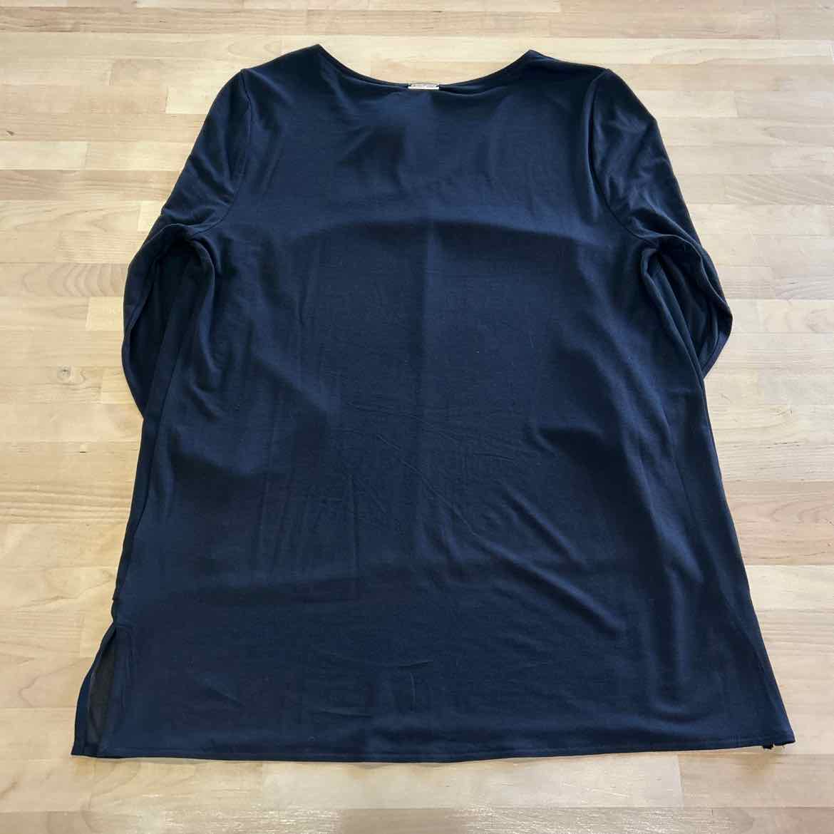 Michael Kors Size M Black Blouse