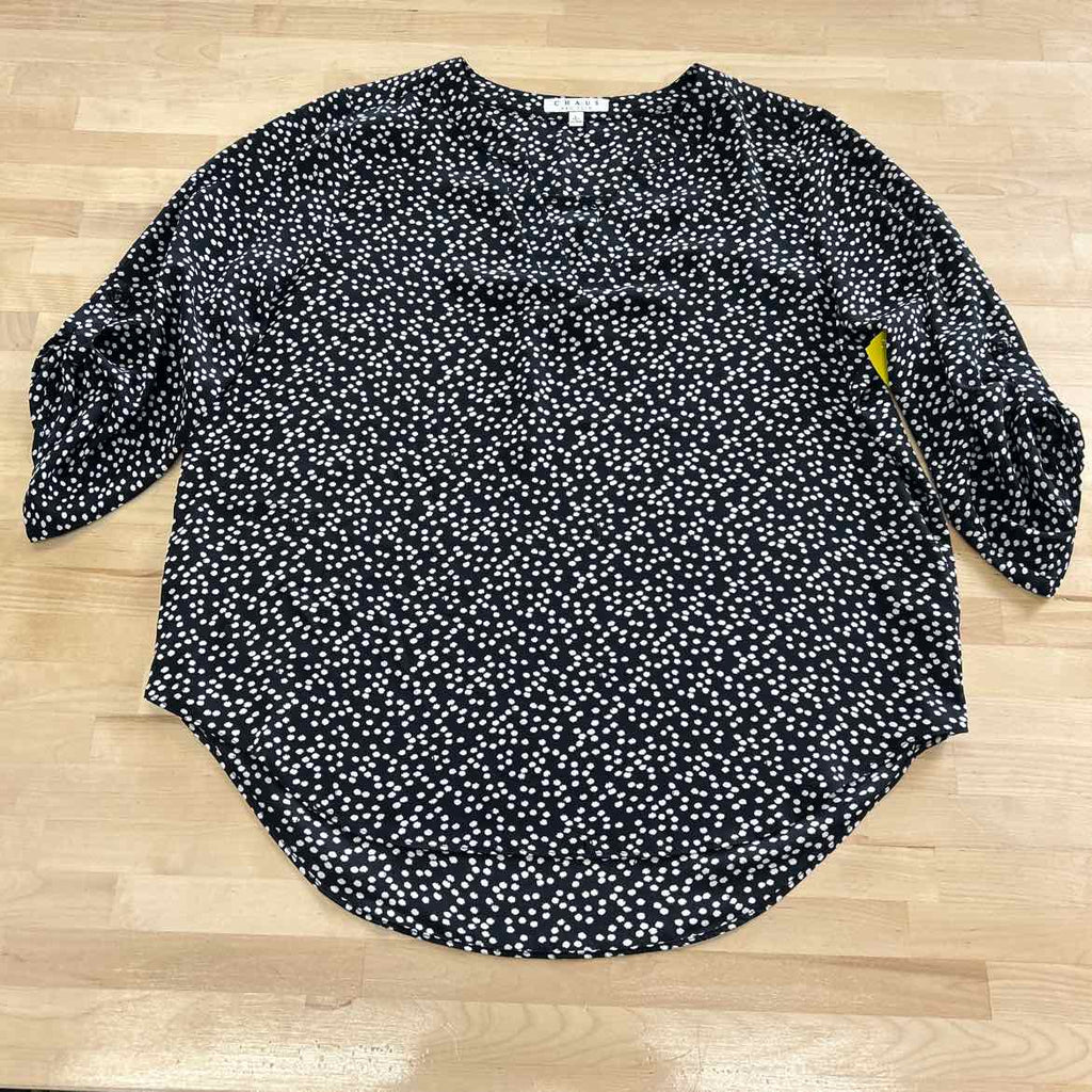Chaus Size L Black Blouse