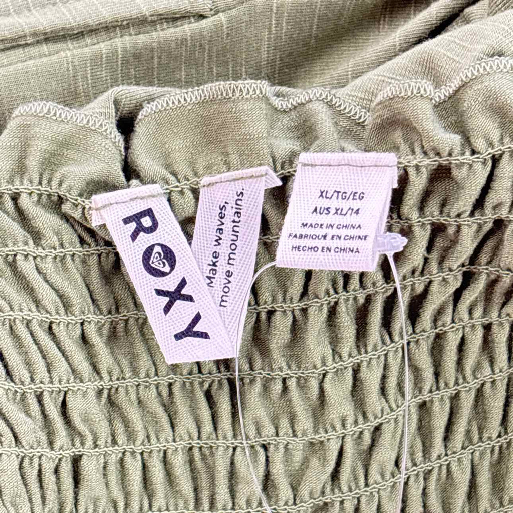 Roxy Size XL Green New Dress