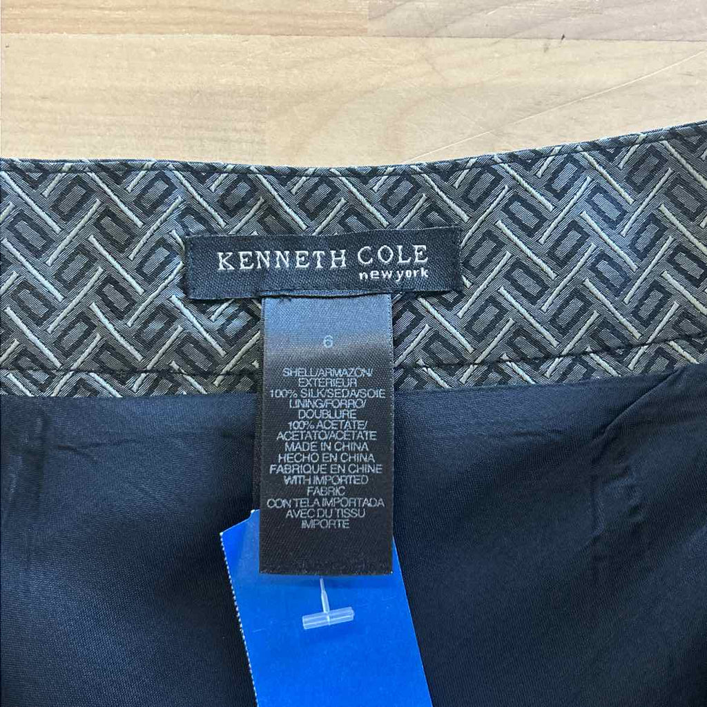 Kenneth Cole Size 6 Grey Preloved Skirt