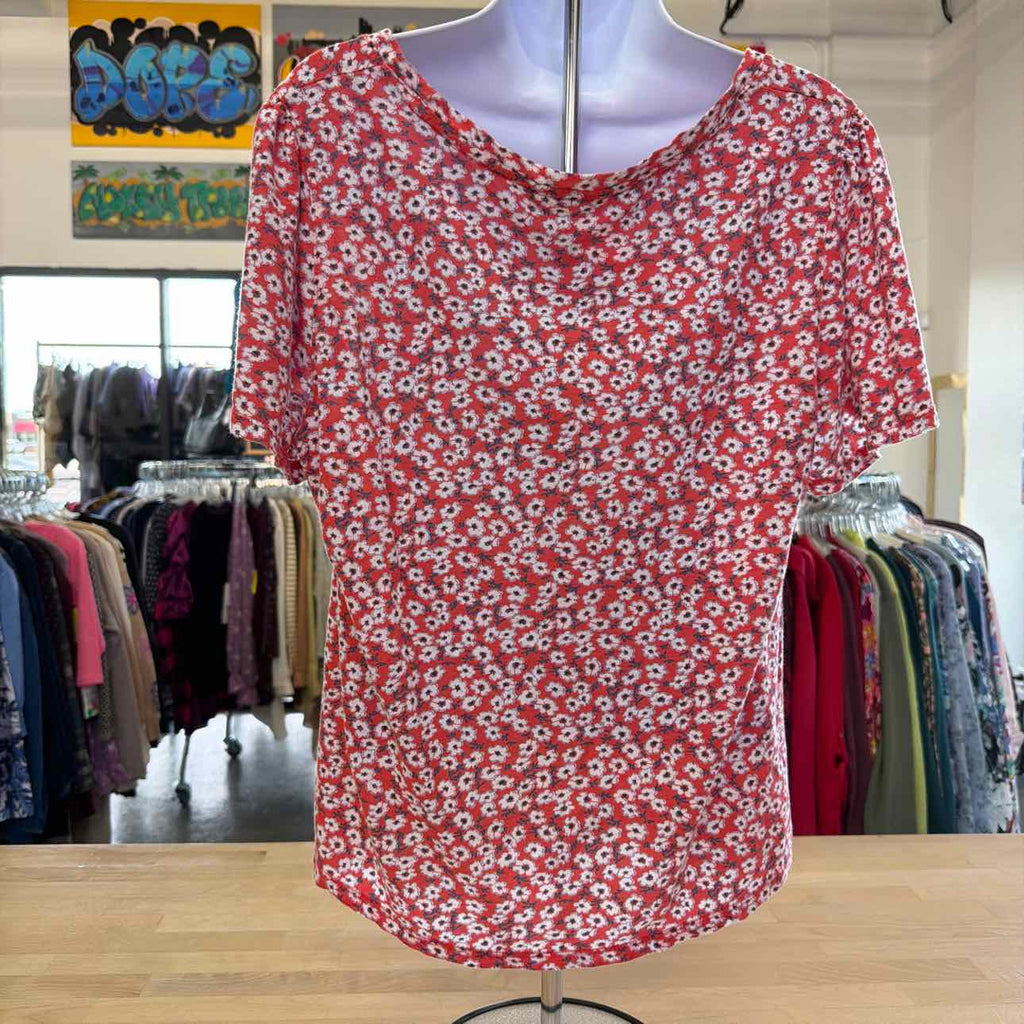 Lucky Brand Size L Orange Preloved T-shirt