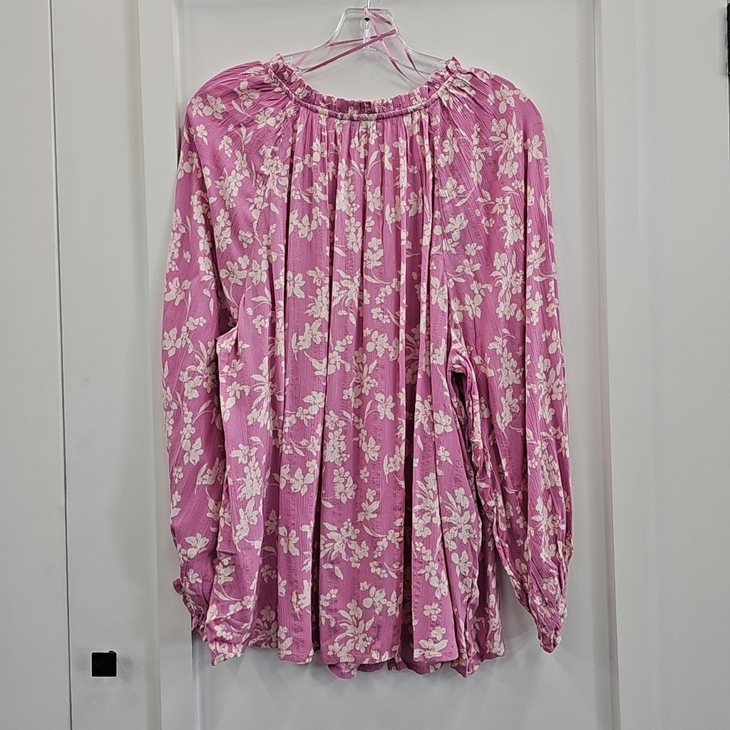 Style & Co. Size 2X Pink Blouse