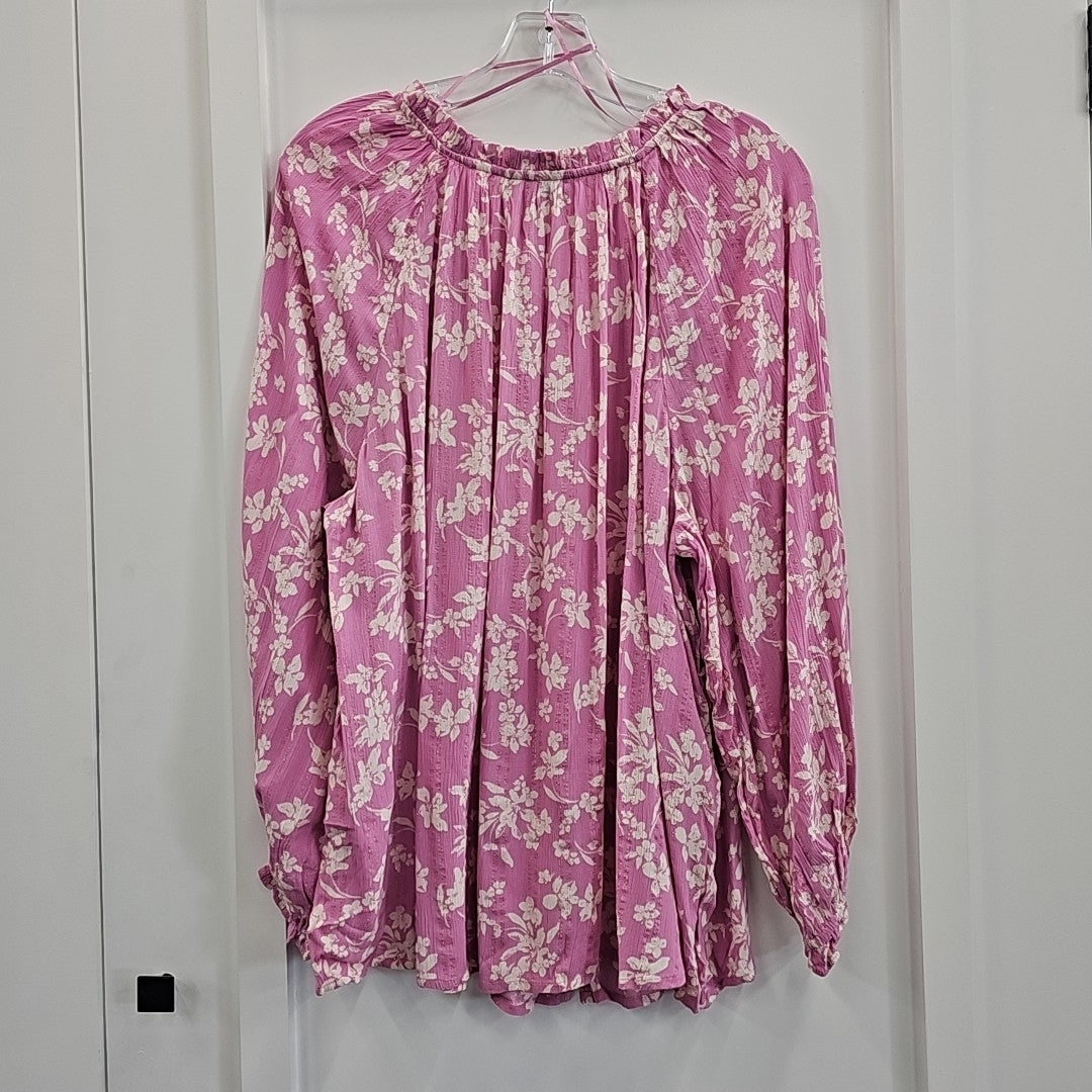 Style & Co. Size 2X Pink Blouse