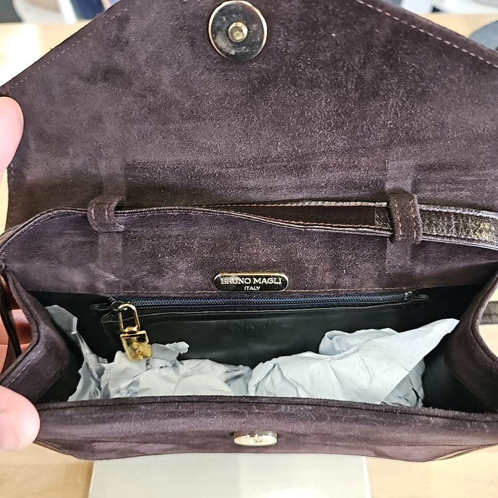 Bruno Magli Brown Crossbody
