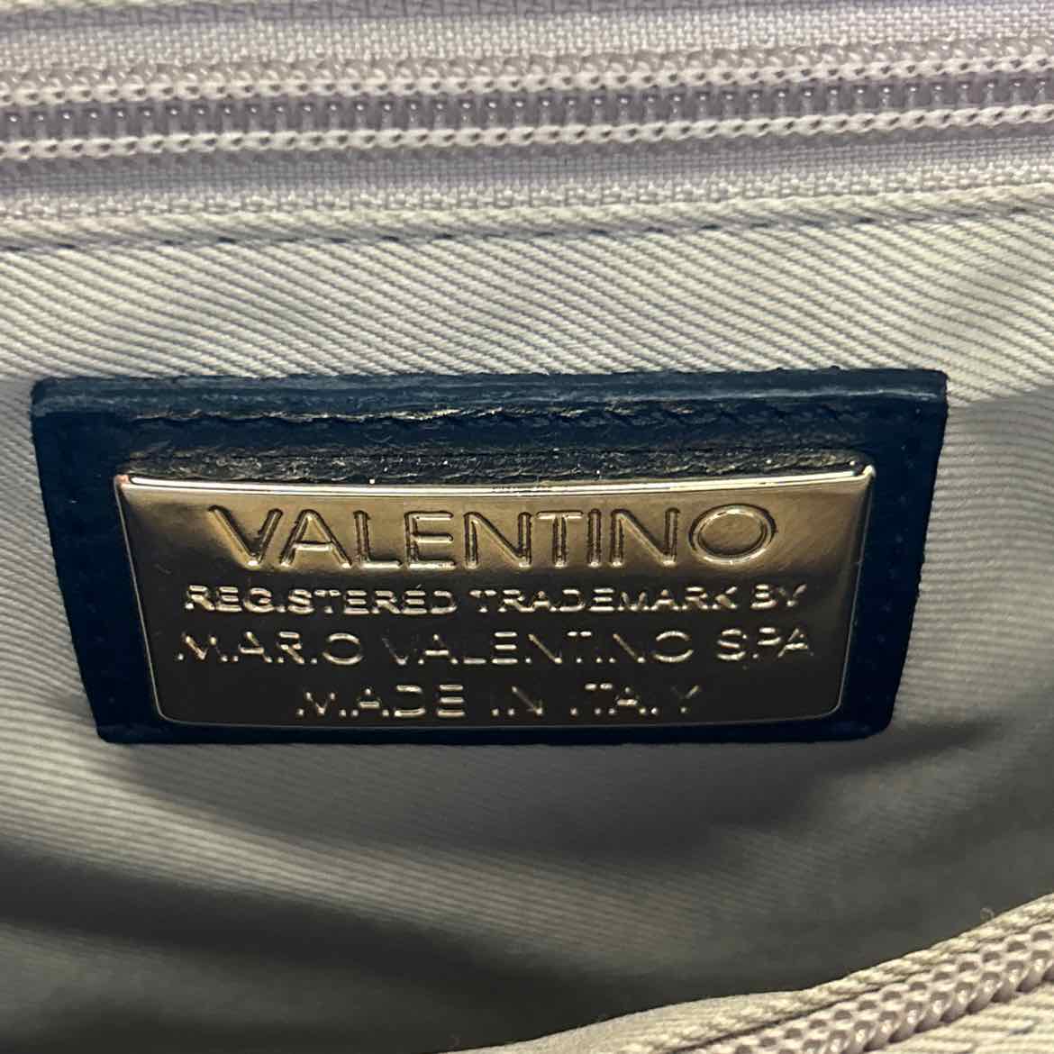 Valentino Black Leather Preloved Handbag