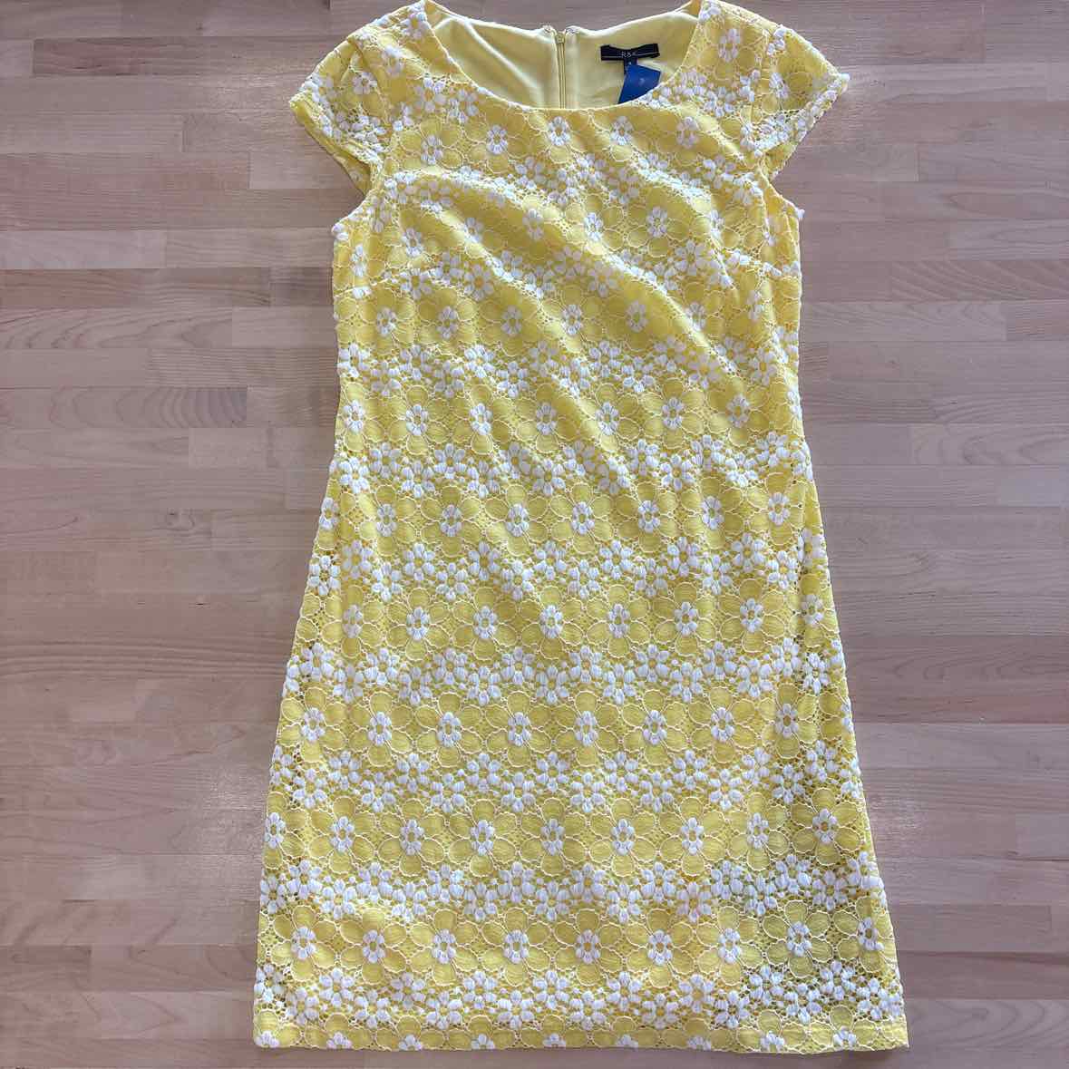 R&K Size 8 Yellow Dress