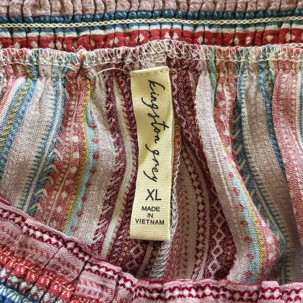 kingston grey Size XL red/pink New Pants