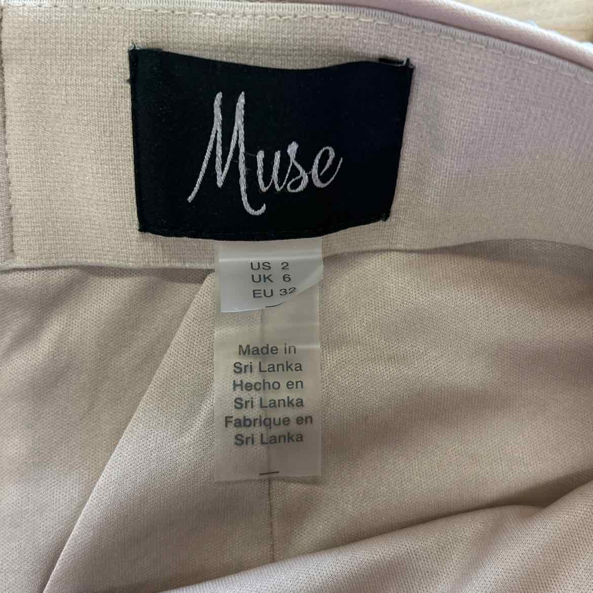 Muse Women's Sequin-Pattern Pencil Skirt - Champagnemuse