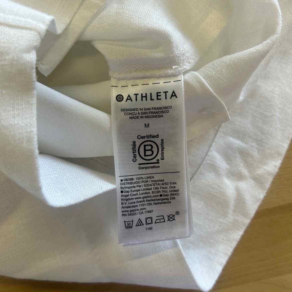 Athleta Women Size M White Preloved Shorts