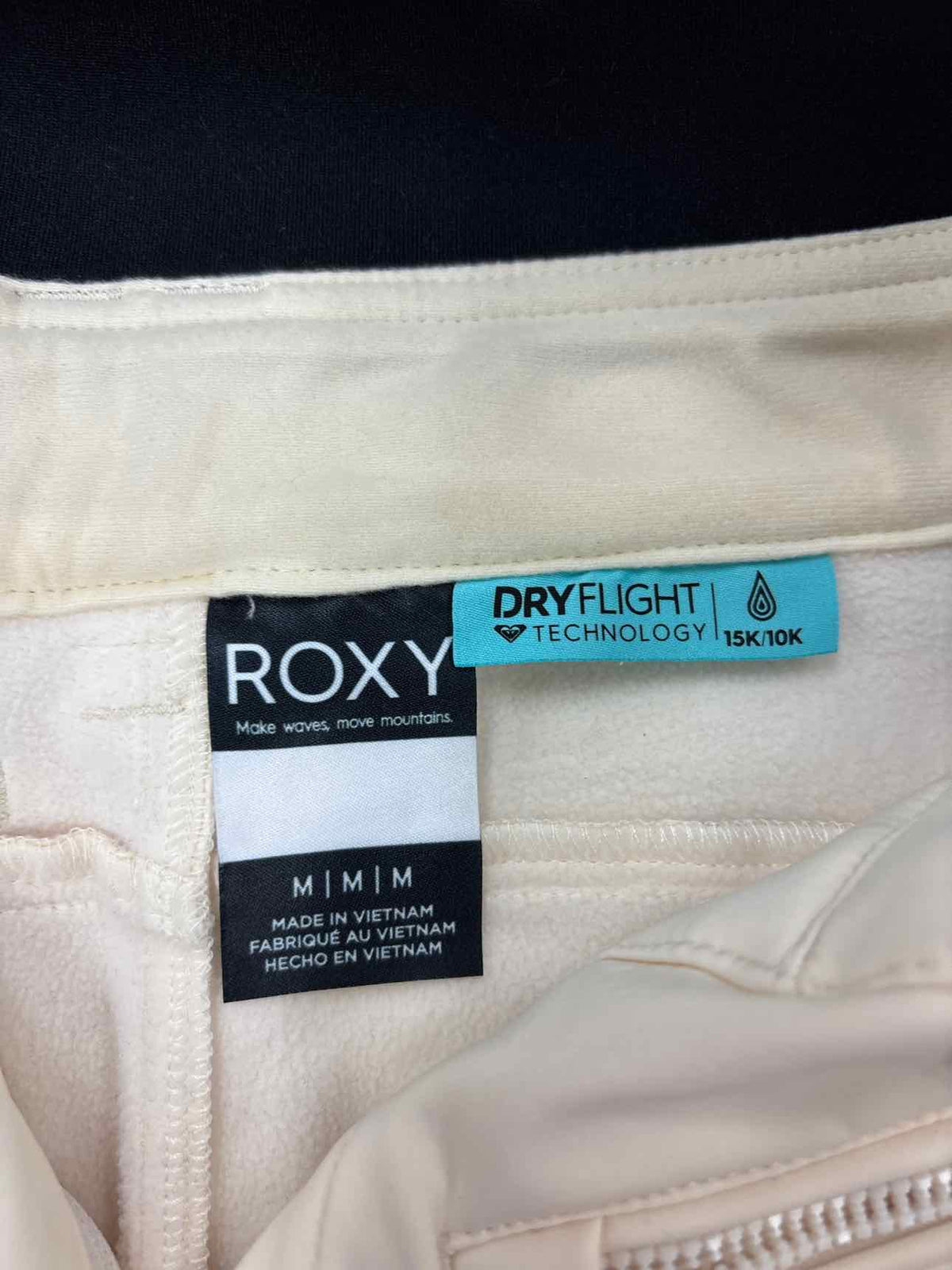 Roxy Size M Roxy Snow Pants Rising High - Buttercream