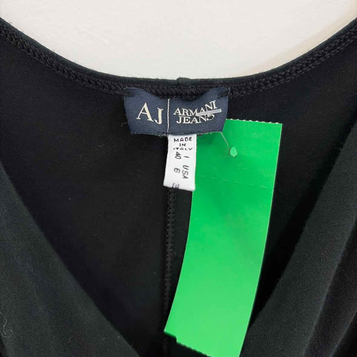 Armani Jeans Size 6 Black Preloved Dress