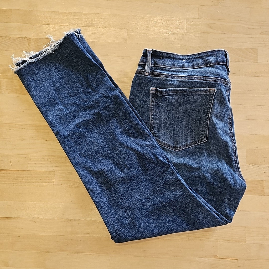 Loft Size 14 Blue Denim Preloved Jeans