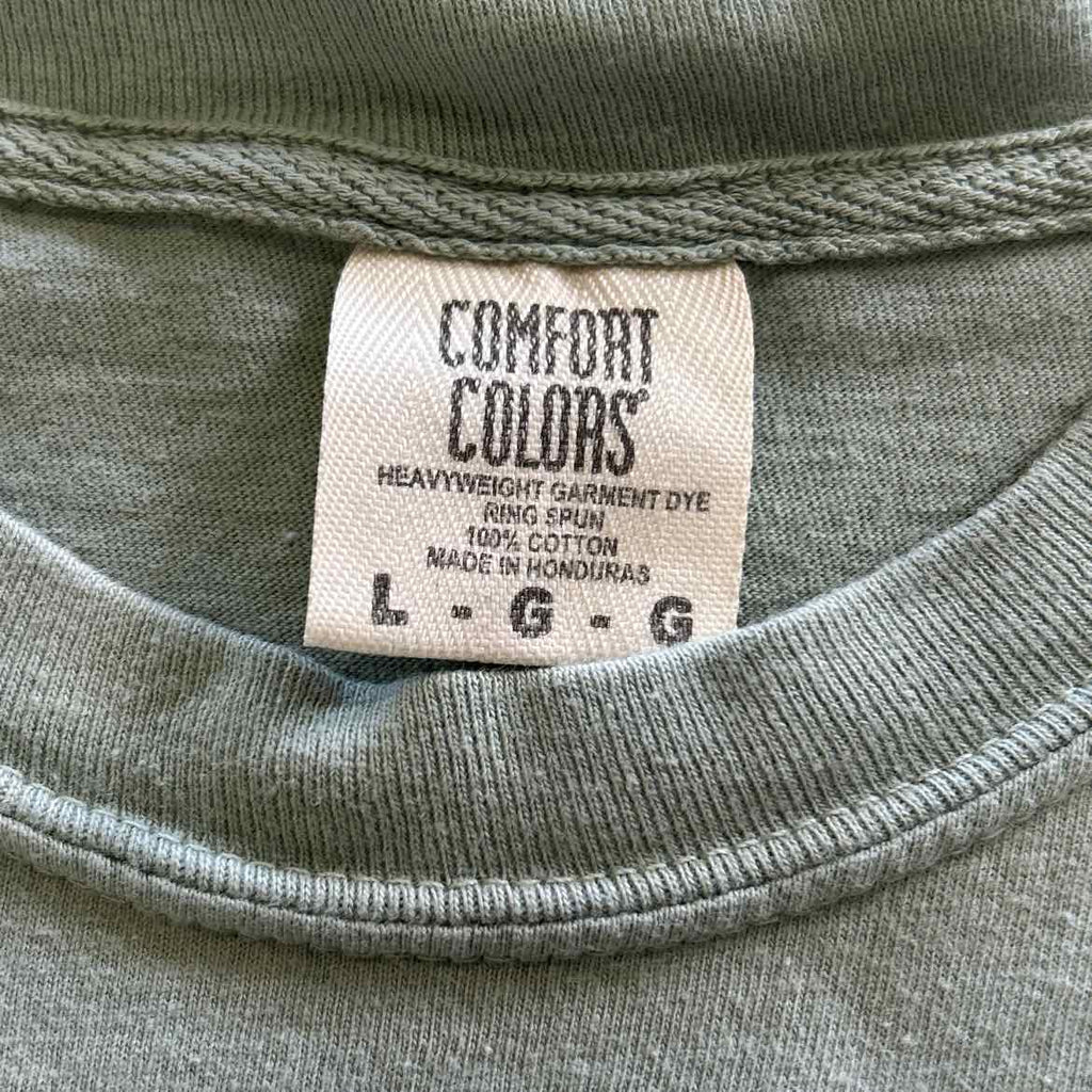 Comfort Colors Size L Green MENS T-shirt