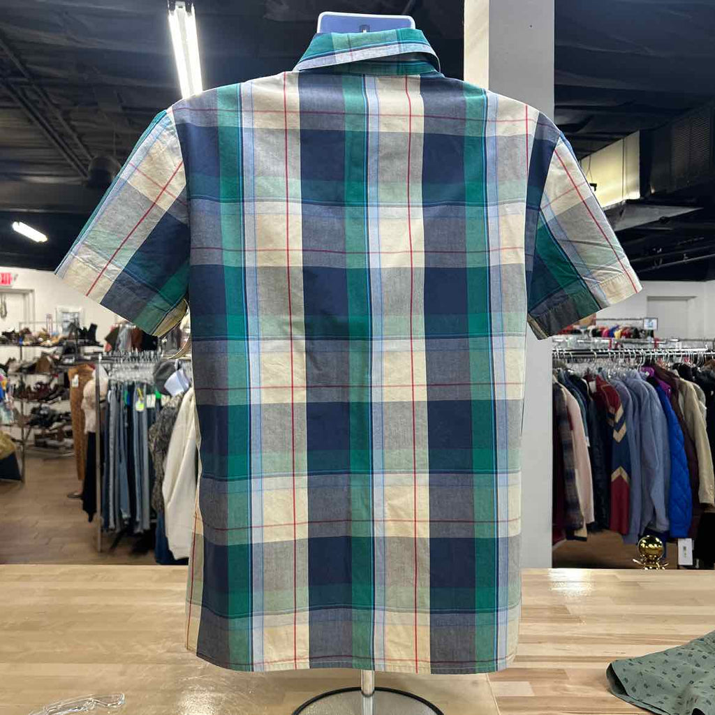 Fly Racing Size M Green Preloved MENS Button Down Shirt