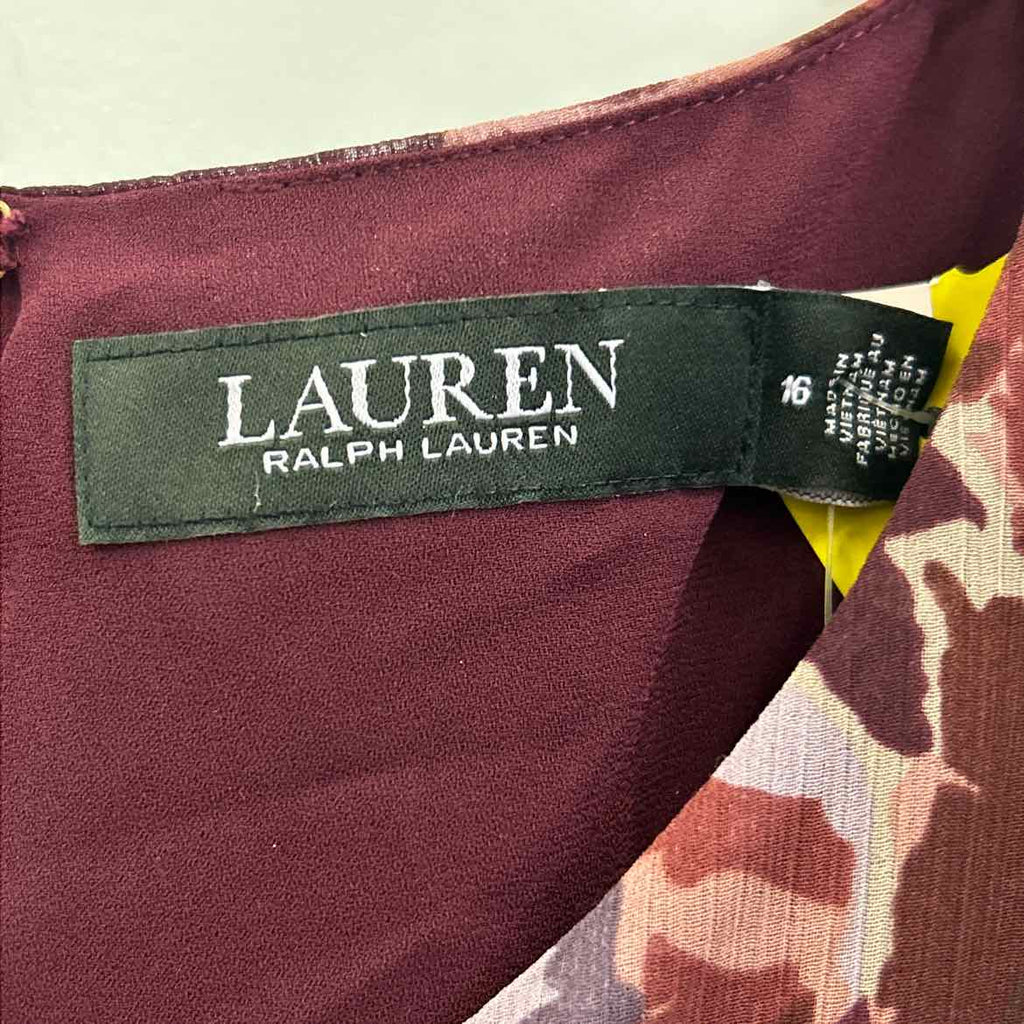 Ralph Lauren Size 16 Purple Dress