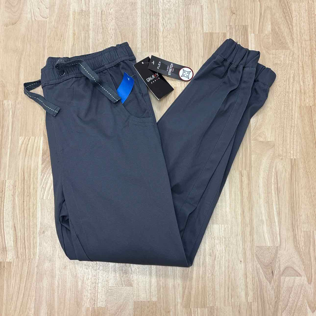 Galaxy Size M Basic Stretch Twill Joggers - Dark Grey
