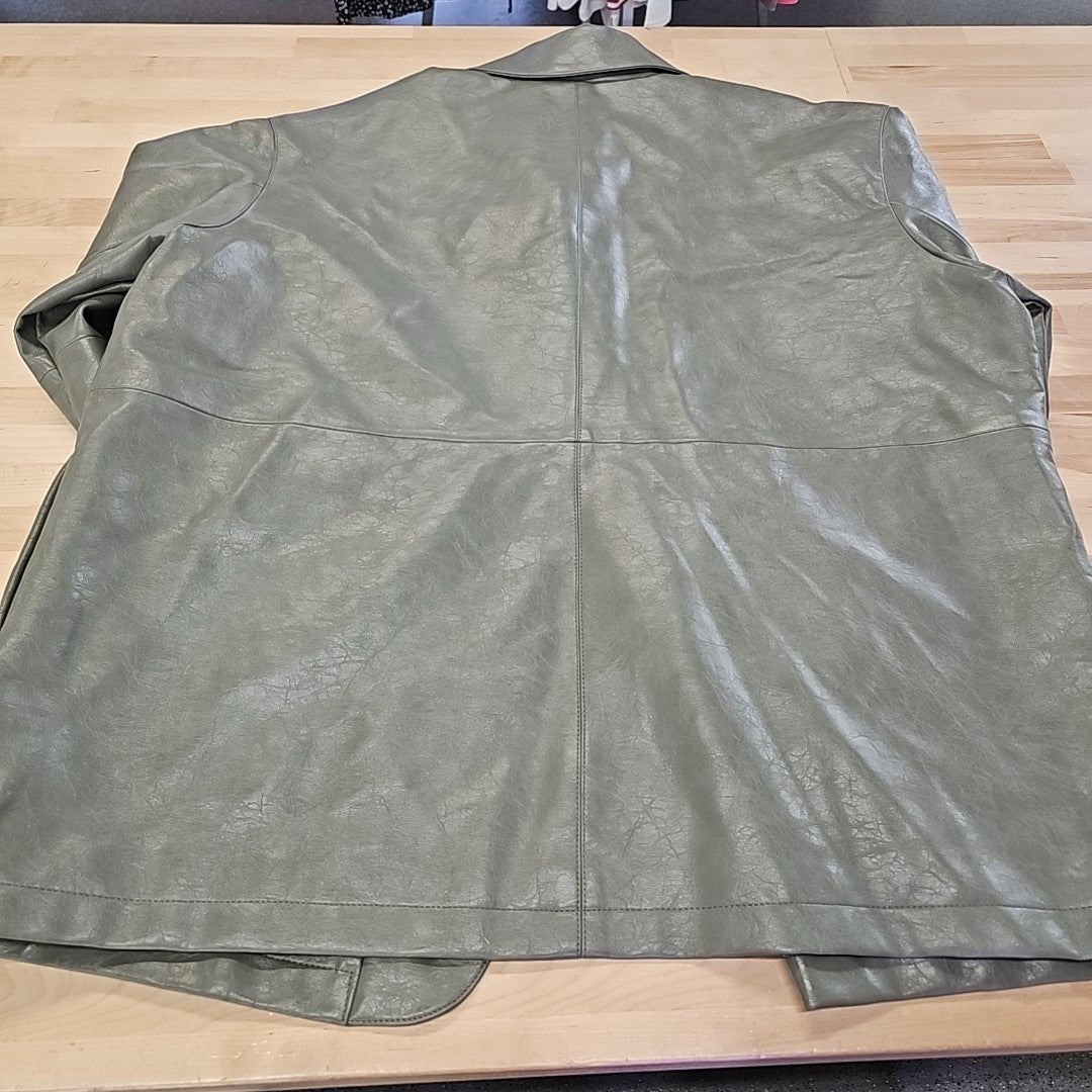 Levi's Women's Faux Leather Relaxed Vintage Look Blazer