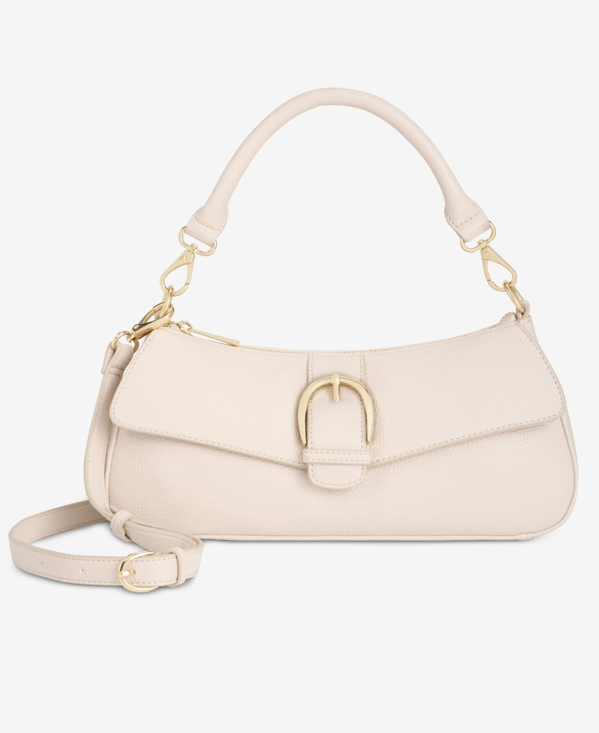 On 34th Jynna Medium Solid Shoulder Bag - Alabaster