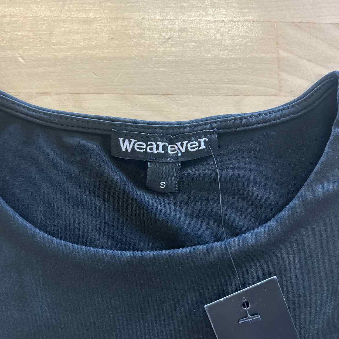 Wearever Size S Black Preloved Bodysuit