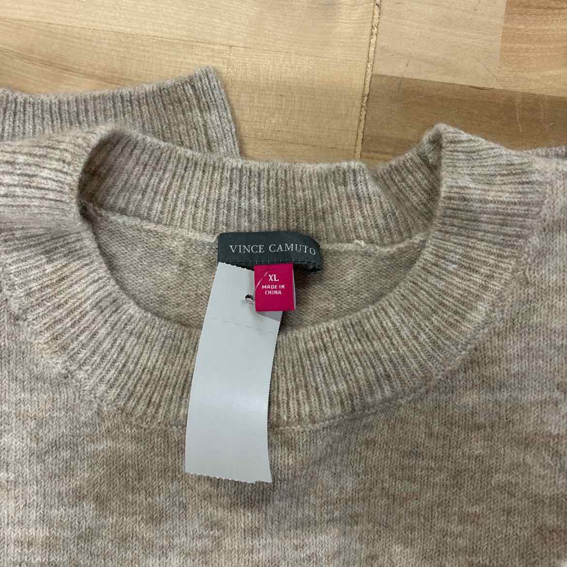 Vince Camuto Size XL Tan New Sleeveless