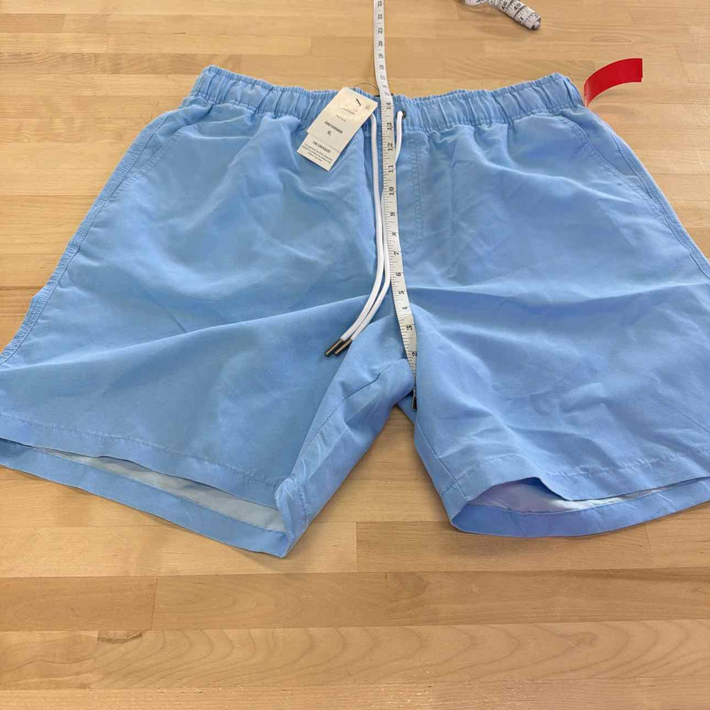 Cotton on Men's XL Kahuna Drawstring Shorts - Pale Blue