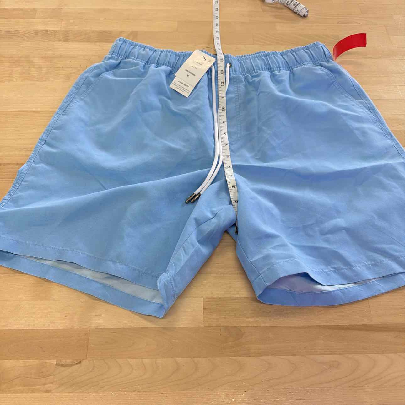 Cotton on Men's XL Kahuna Drawstring Shorts - Pale Blue