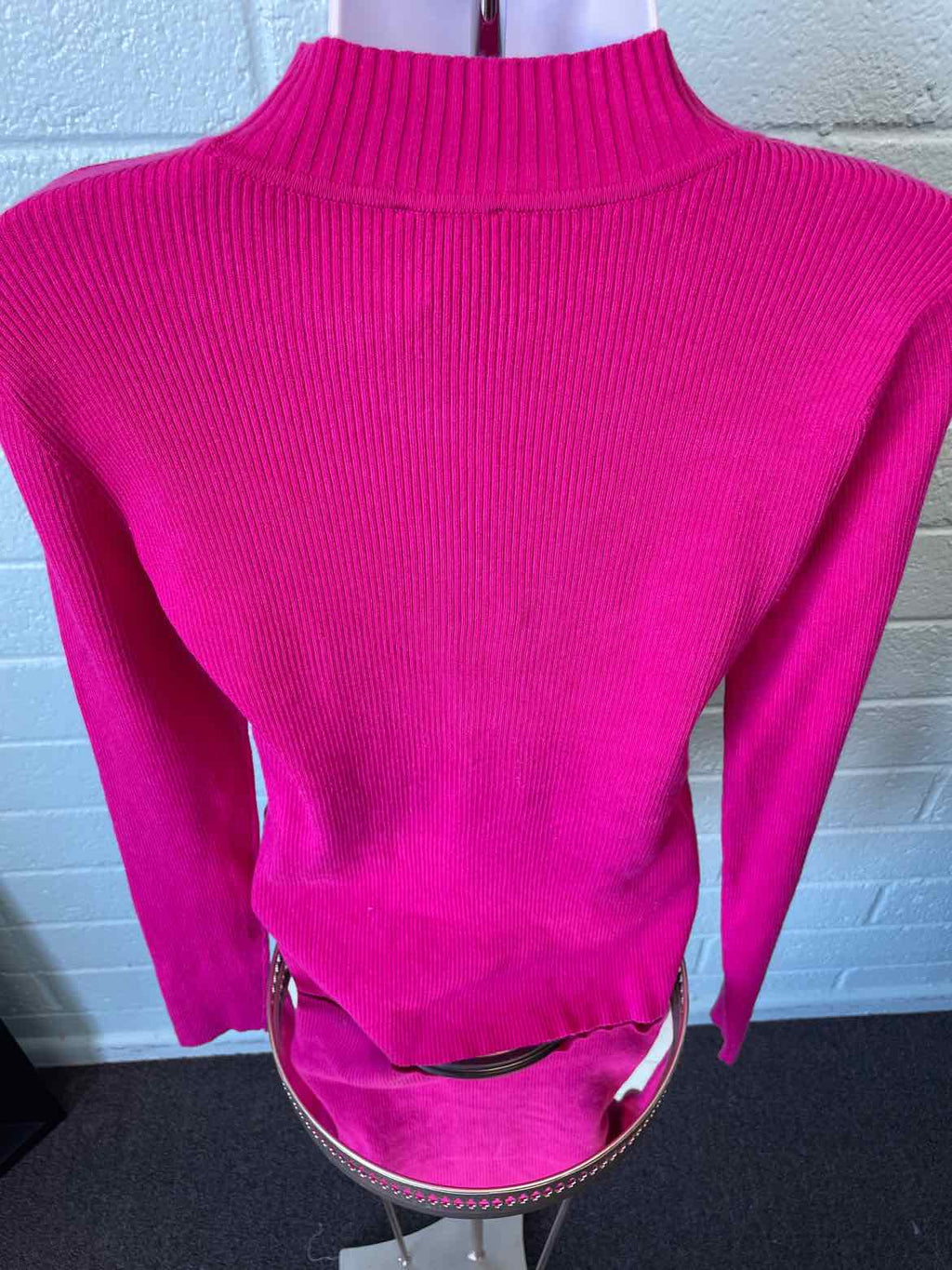INC Size M bright pink Sweater
