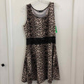 Casting Size L Black Brown Lace Preloved Dress