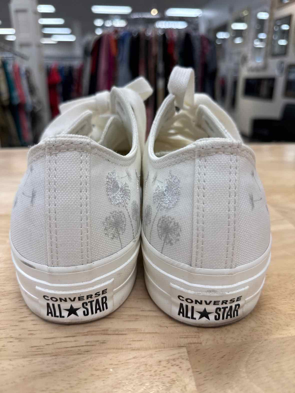 Converse Size 11 Off White Preloved Platform Sneakers