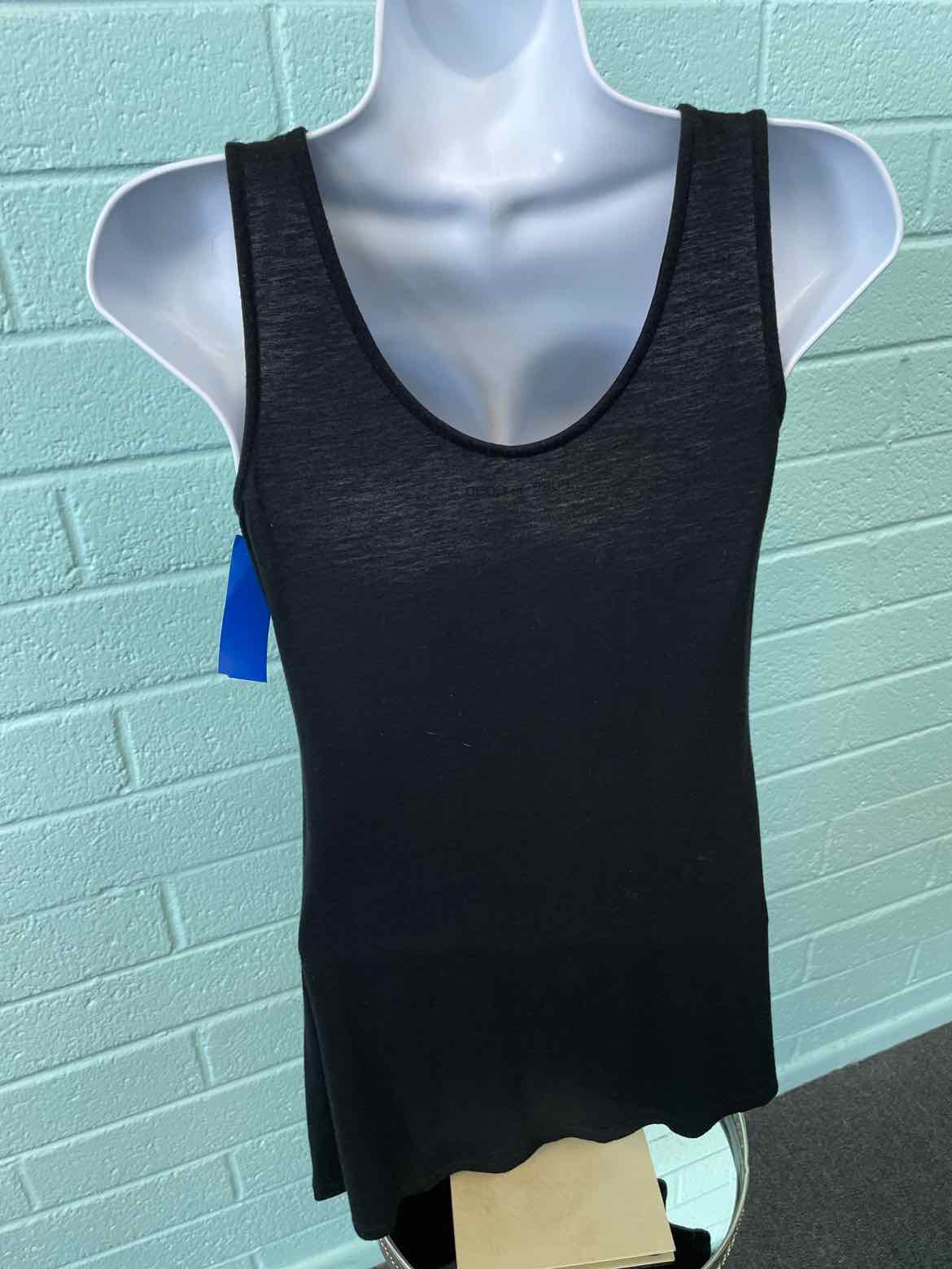 Pure + Good Size S Black Tank