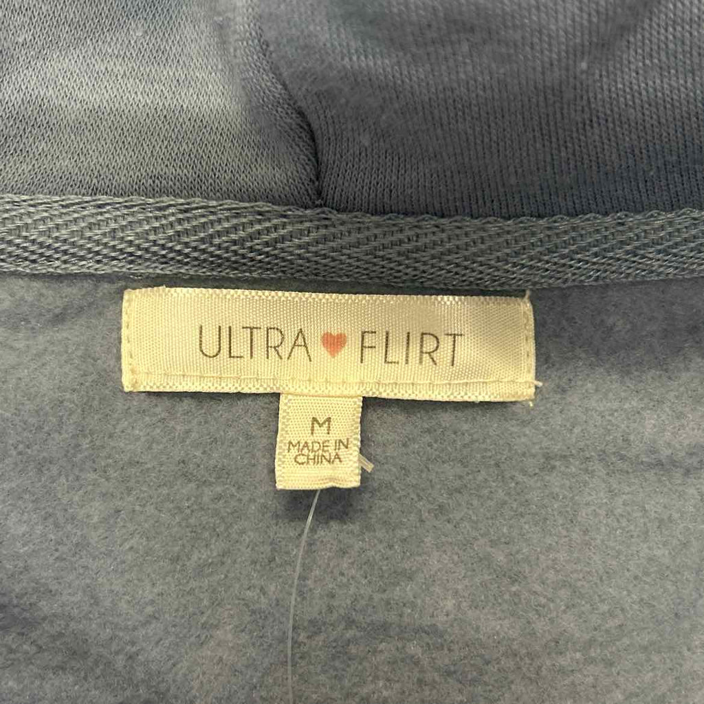 Ultra Flirt Juniors' Full-Zip Applique Boyfriend Hoodie - Tempest St
