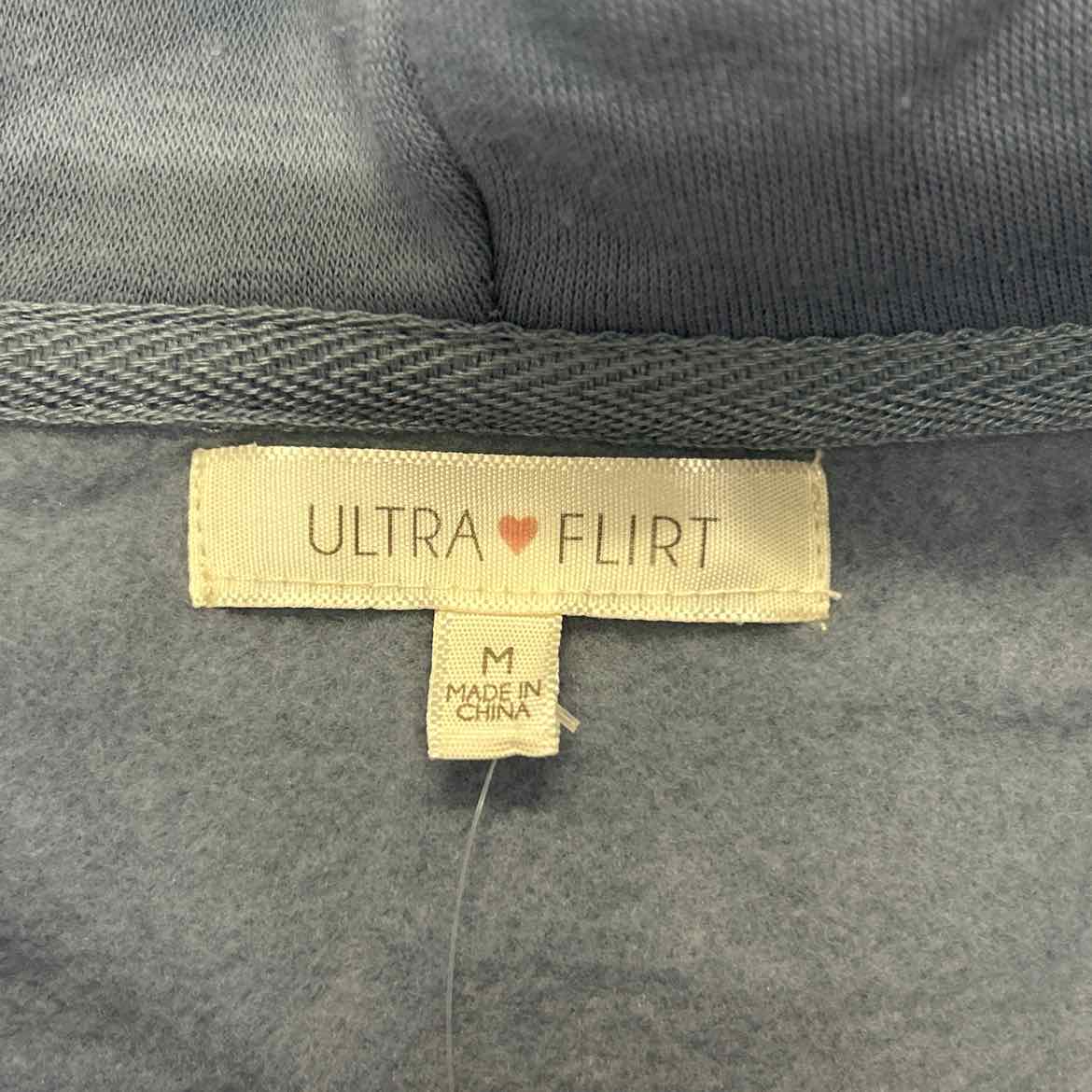 Ultra Flirt Juniors' Full-Zip Applique Boyfriend Hoodie - Tempest St