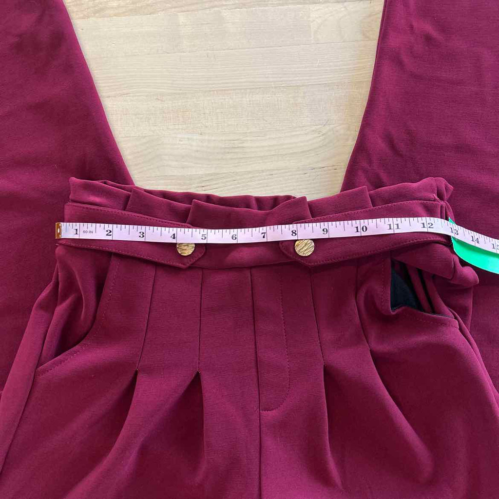 O to S Size S/M Burgundy Preloved Pants