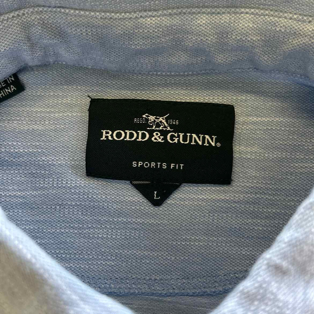 Rodd & Gunn Size L Blue Preloved MENS Polo