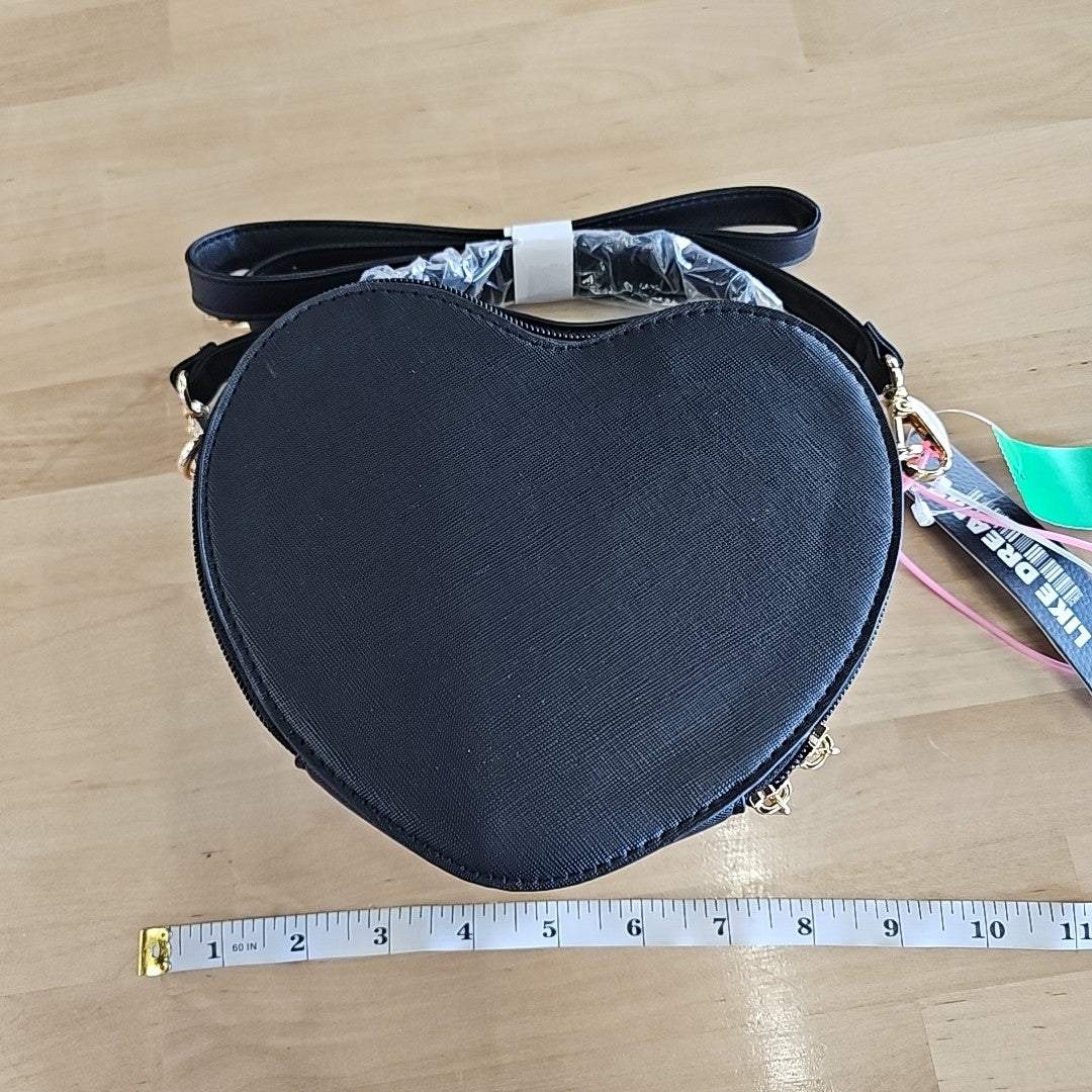 Like Dreams Heart Breaker Crossbody - Black