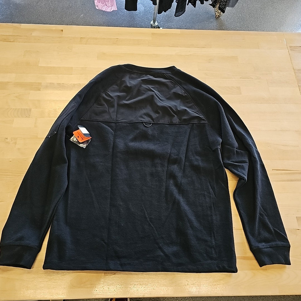 Bass Outdoor Size M Black MENS Long Sleeve Shirt