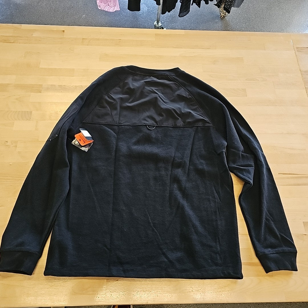 Bass Outdoor Size M Black MENS Long Sleeve Shirt