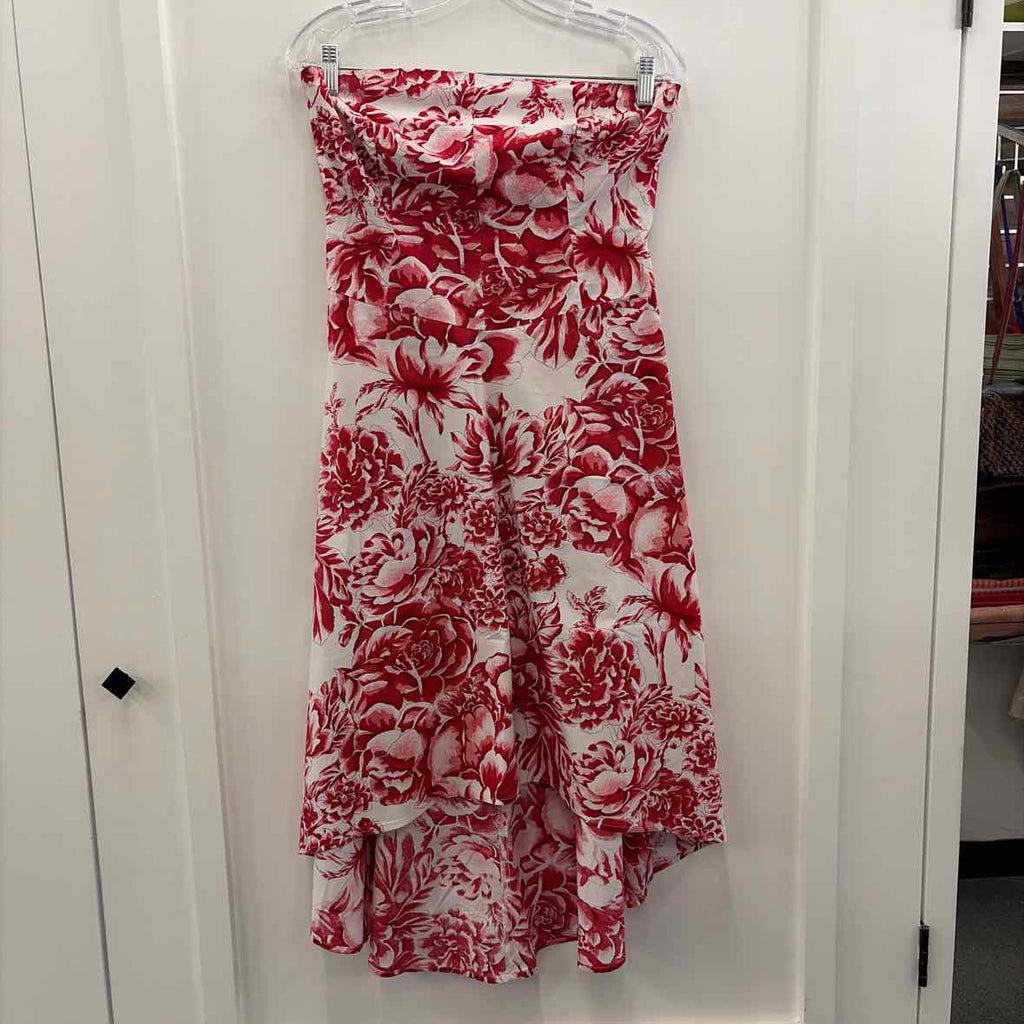 Charlotte Russe Size 9 Red White Preloved Dress