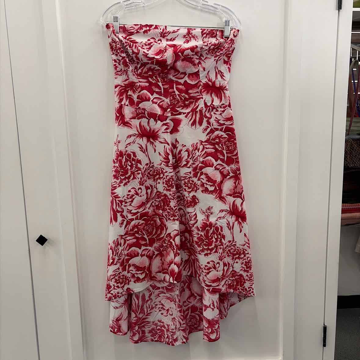 Charlotte Russe Size 9 Red White Preloved Dress